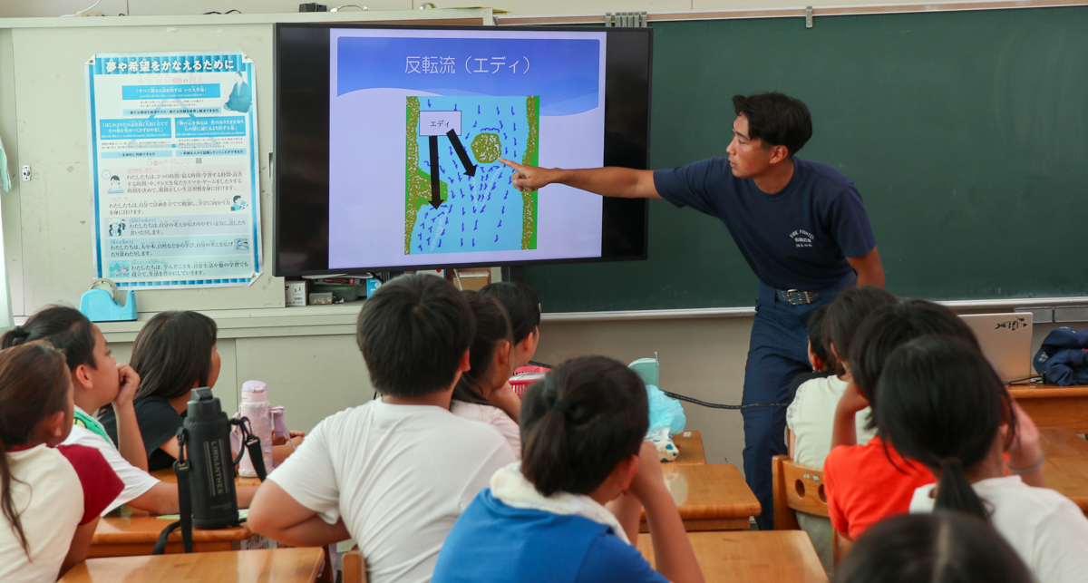 水難事故防止講座（第二小学校）